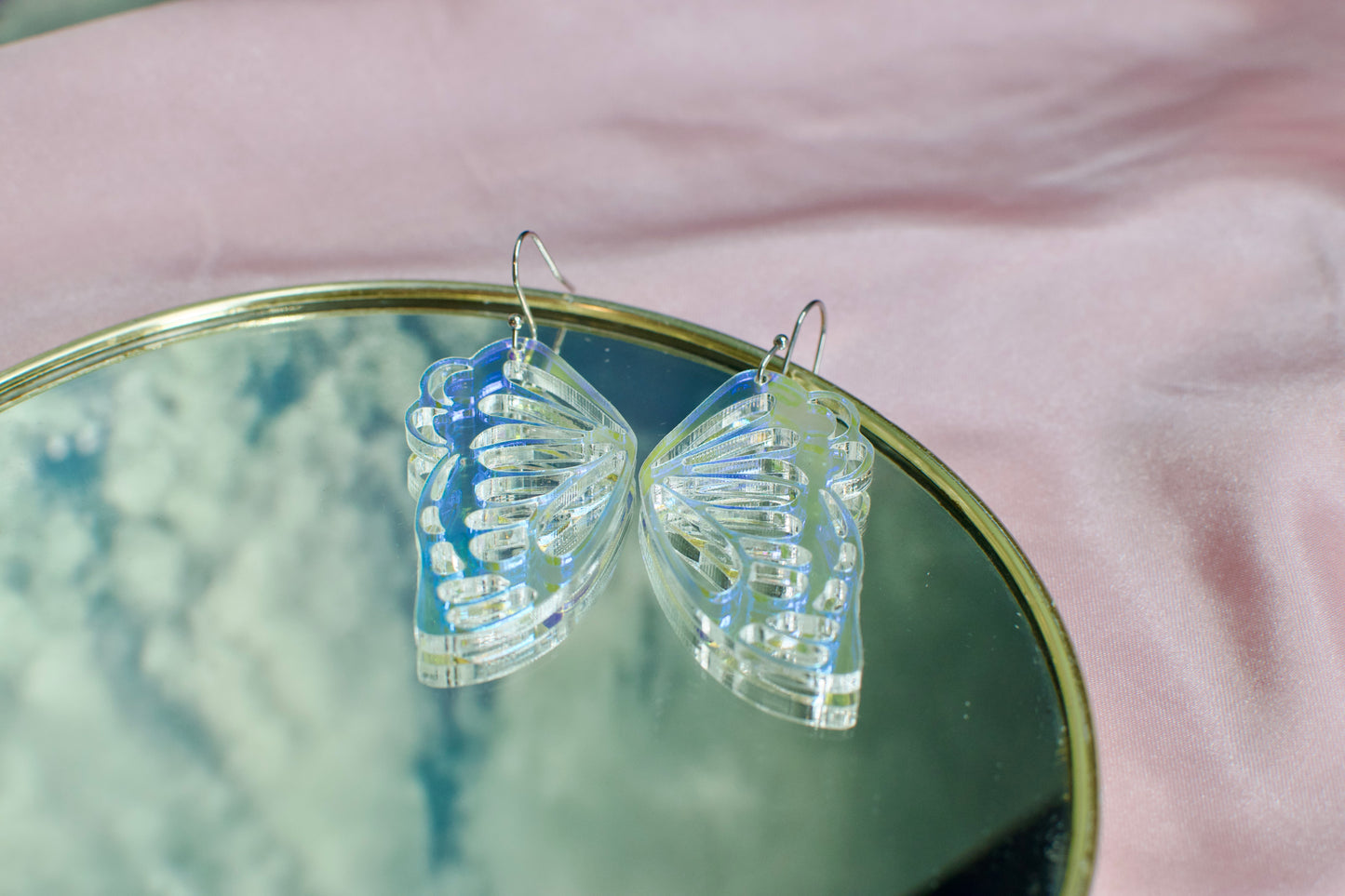 Butterfly Wings Holographic Acrylic Earrings