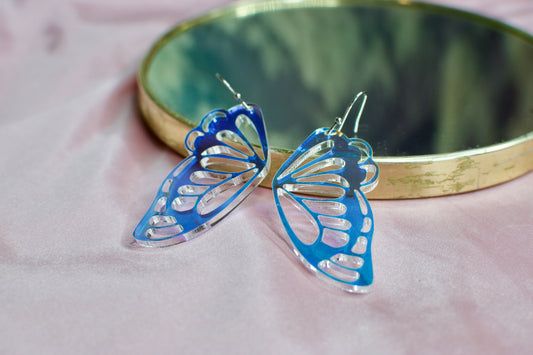 Butterfly Wings Holographic Acrylic Earrings