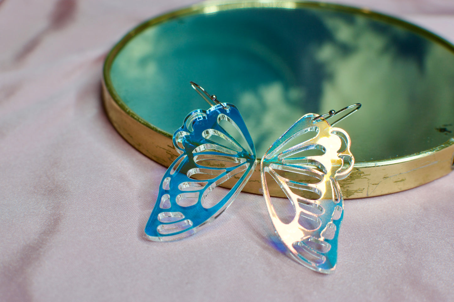 Butterfly Wings Holographic Acrylic Earrings