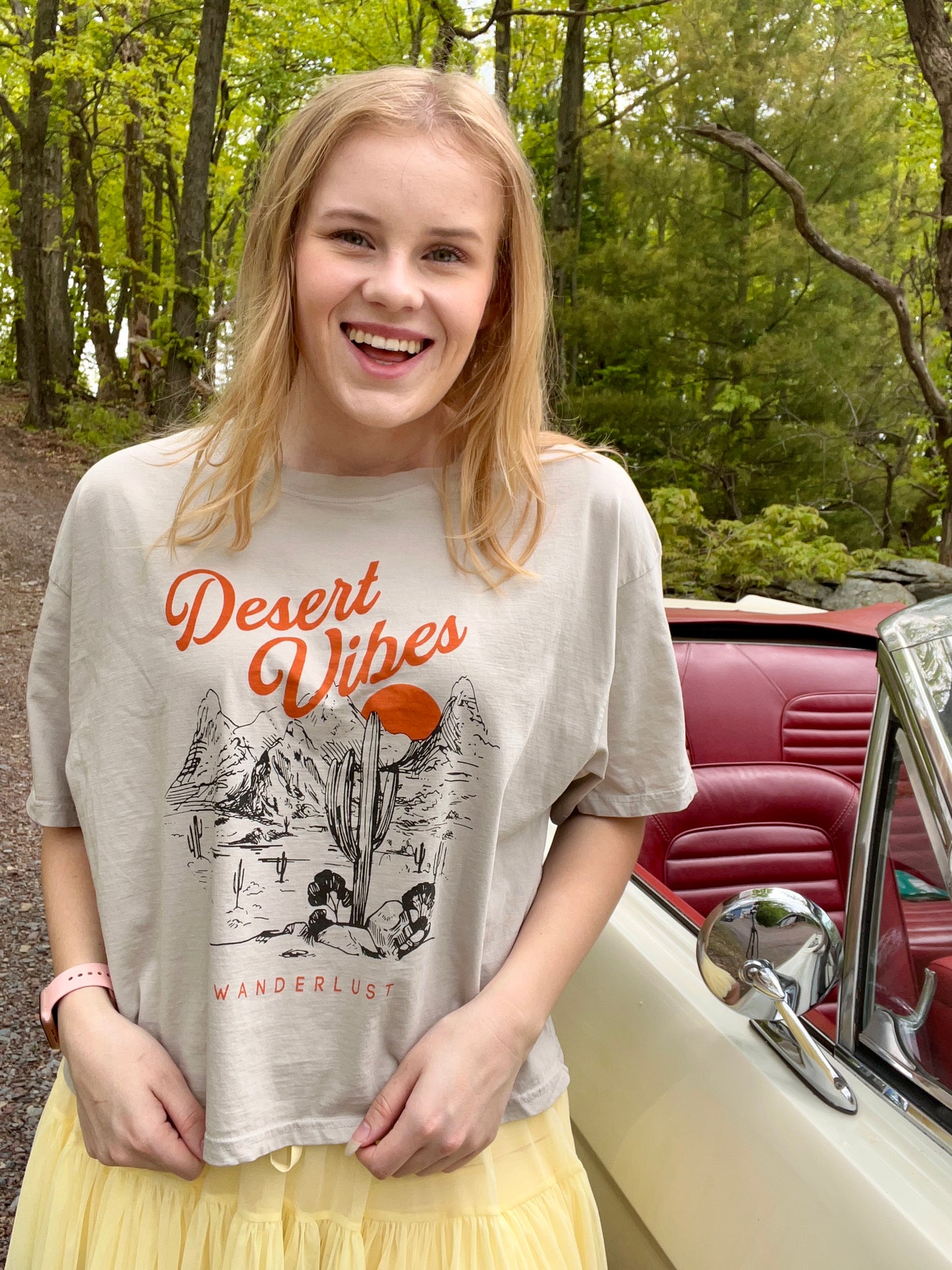 Desert Vibes Cropped Tee